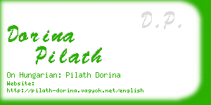 dorina pilath business card